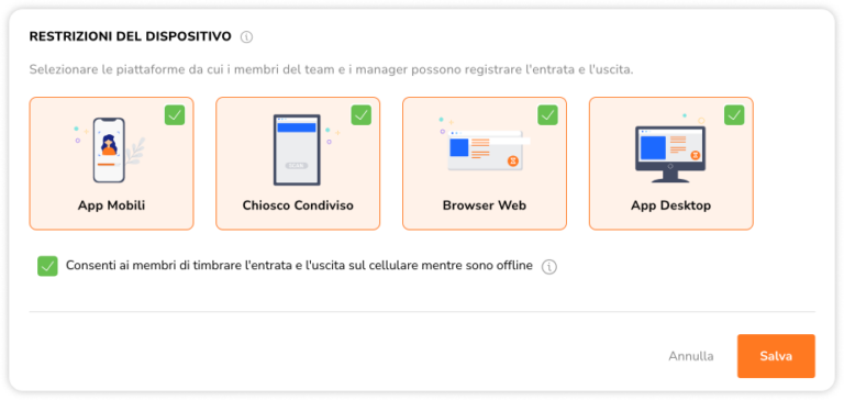 Enabling offline mode